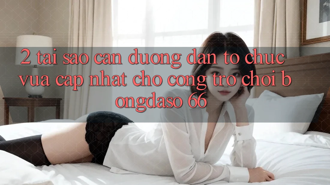 2. Tại Sao Cần “Đường dẫn Tổ chức Vừa cập nhật” Cho Cổng Trò chơi Bongdaso 66?