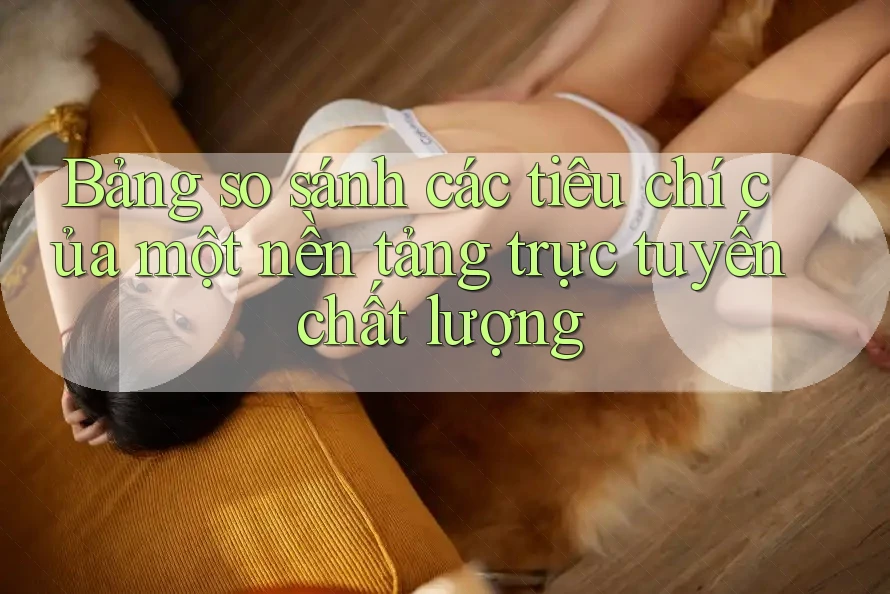 Bảng so sánh các tiêu chí của một nền tảng trực tuyến chất lượng