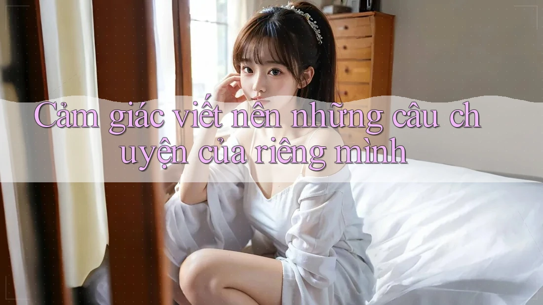 Cảm giác viết nên những câu chuyện của riêng mình