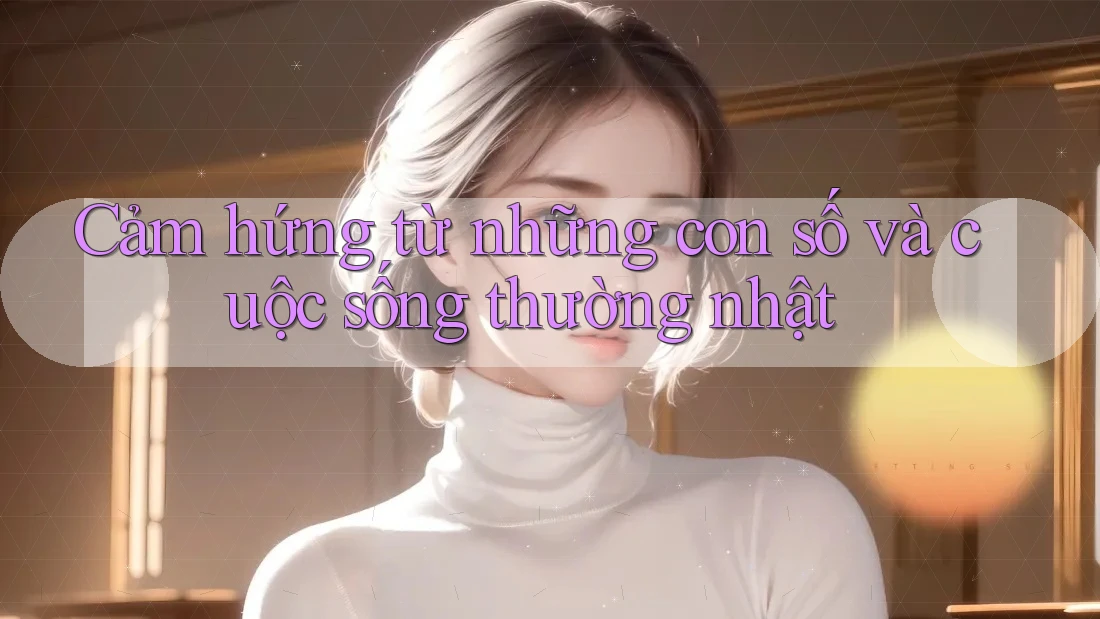 Cảm hứng từ những con số và cuộc sống thường nhật