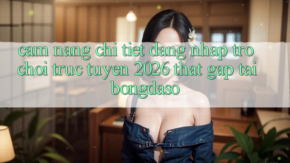 Cẩm nang Chi Tiết: Đăng Nhập Trò chơi trực tuyến 2026 Thật Gấp Tại Bongdaso