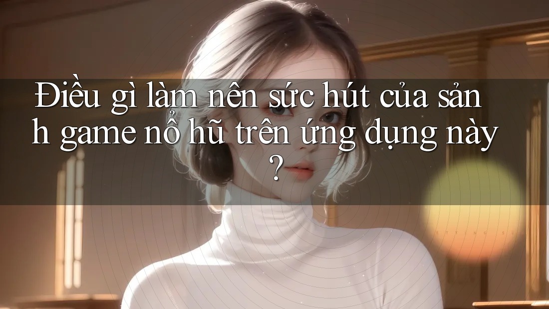 Điều gì làm nên sức hút của sảnh game nổ hũ trên ứng dụng này?
