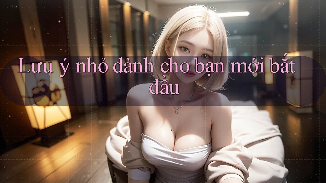 Lưu ý nhỏ dành cho bạn mới bắt đầu