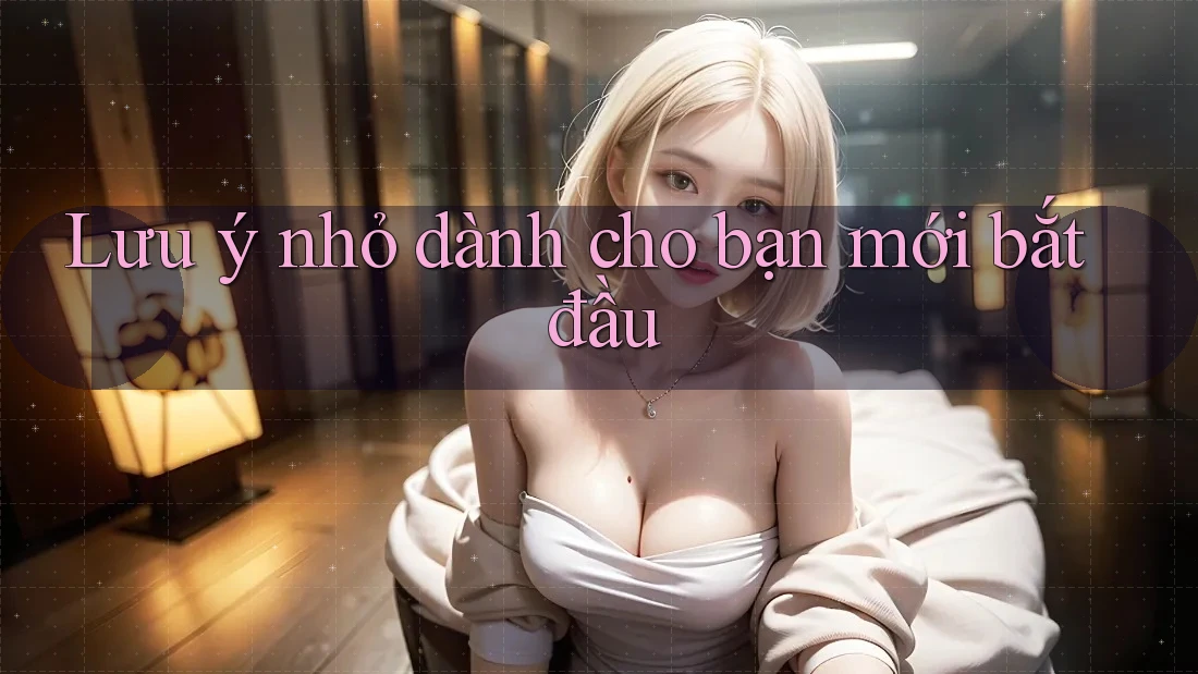 Lưu ý nhỏ dành cho bạn mới bắt đầu
