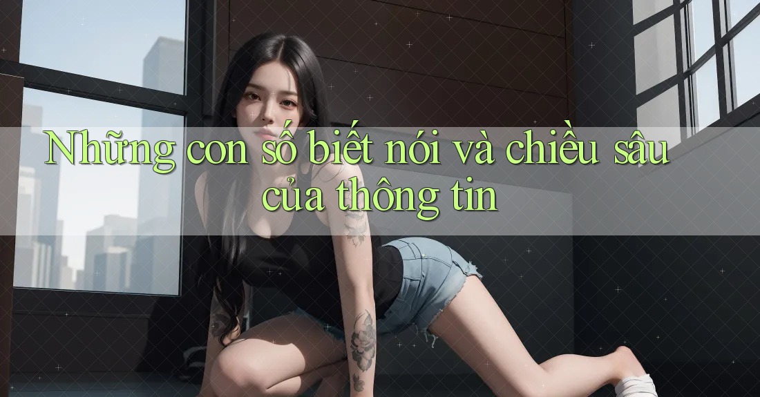 Những con số biết nói và chiều sâu của thông tin