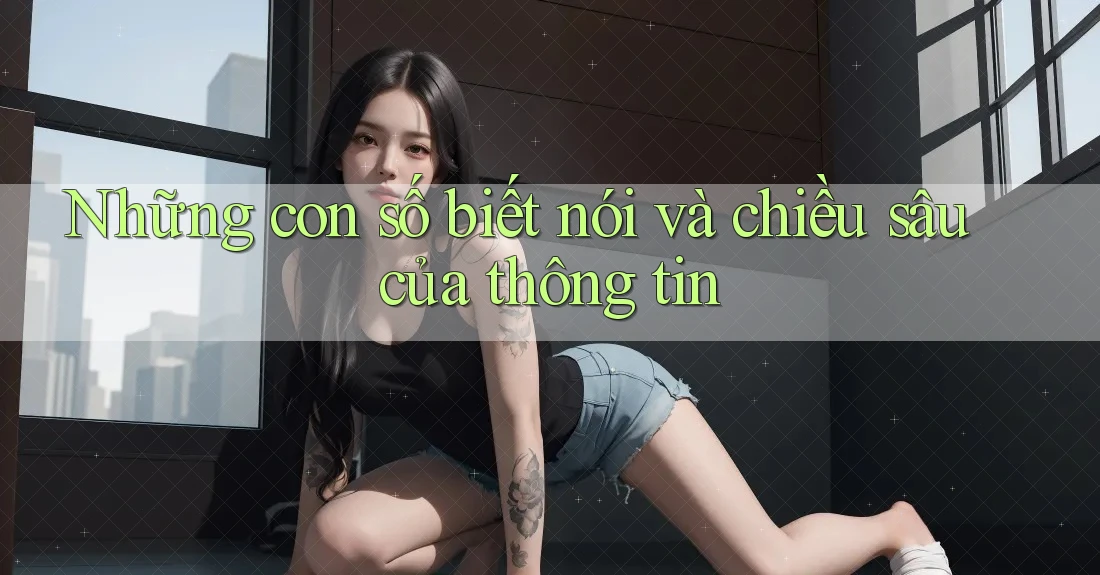 Những con số biết nói và chiều sâu của thông tin