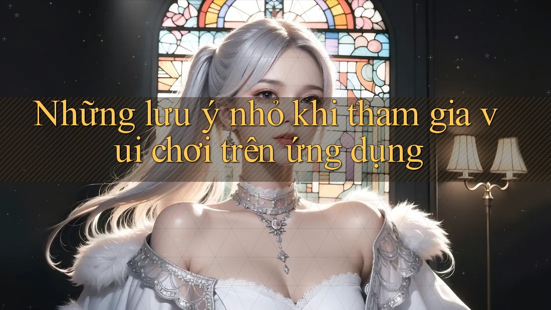 Những lưu ý nhỏ khi tham gia vui chơi trên ứng dụng