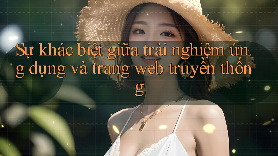 Sự khác biệt giữa trải nghiệm ứng dụng và trang web truyền thống