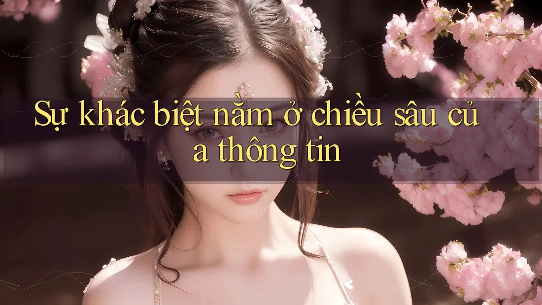 Sự khác biệt nằm ở chiều sâu của thông tin