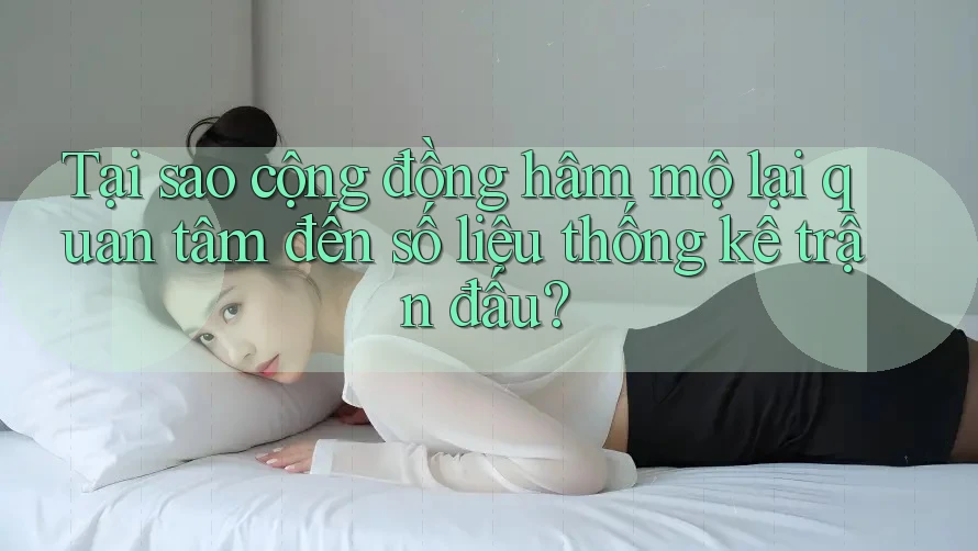Tại sao cộng đồng hâm mộ lại quan tâm đến số liệu thống kê trận đấu?