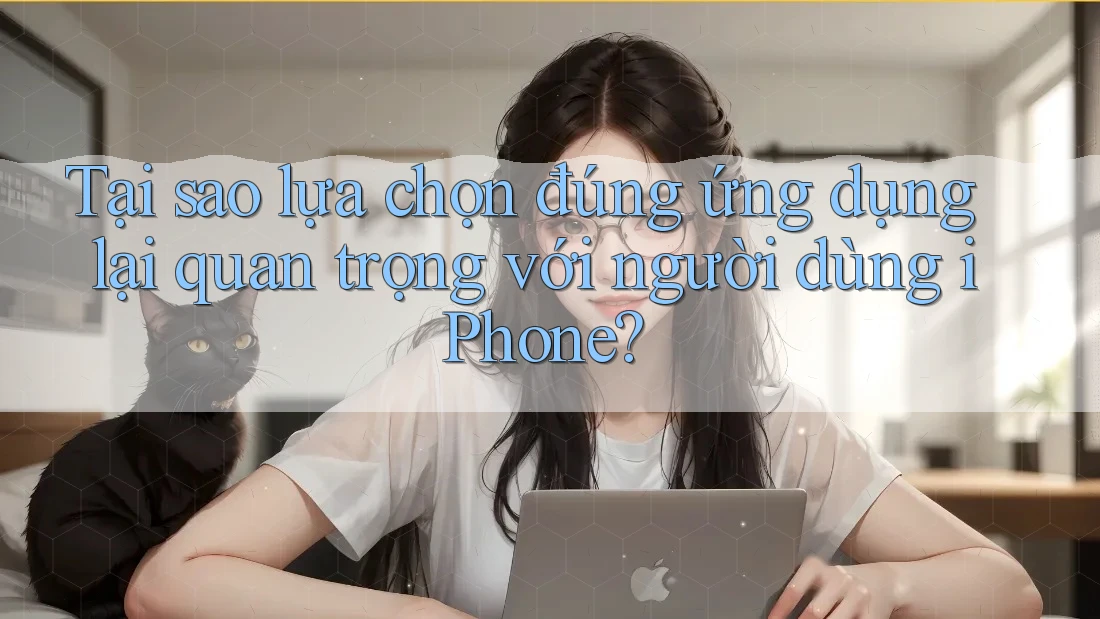 Tại sao lựa chọn đúng ứng dụng lại quan trọng với người dùng iPhone?