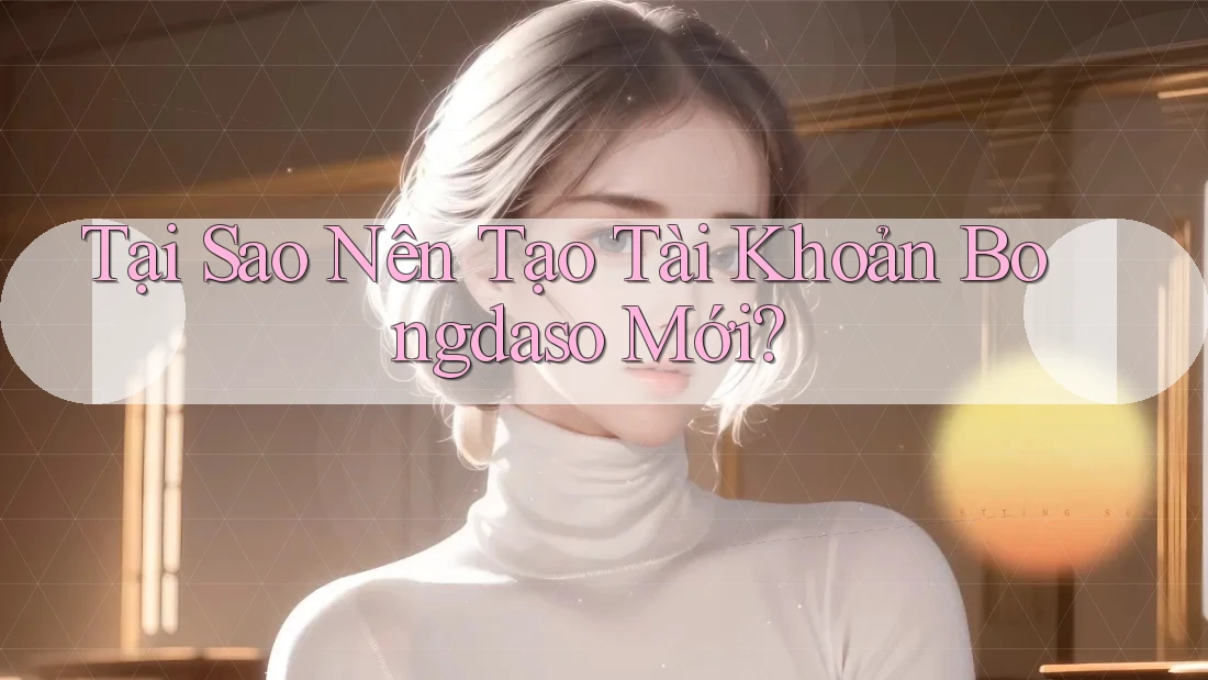 Tại Sao Nên Tạo Tài Khoản Bongdaso Mới?