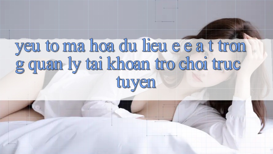 Yếu Tố Mã hóa dữ liệu: E-E-A-T Trong Quản Lý Tài Khoản Trò chơi Trực Tuyến
